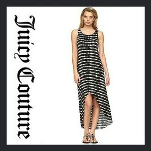 🆕️👑Juicy Couture👑 Hi Lo Tie Dye B&W Dress